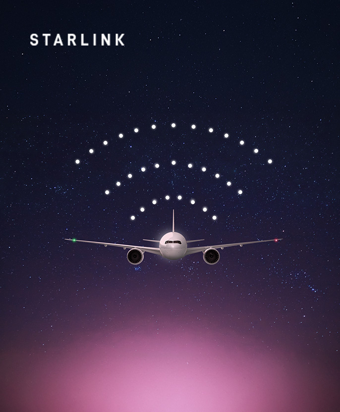 Enjoy the fastest Wi-Fi in the sky image