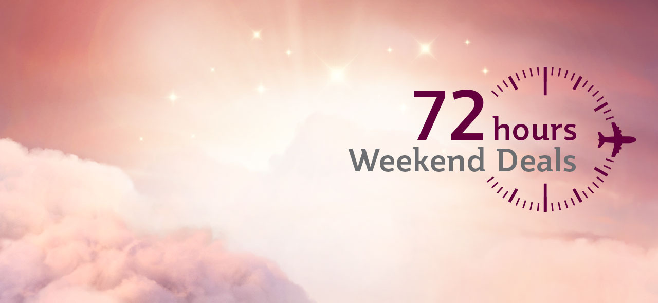 Enjoy amazing fares this weekend 