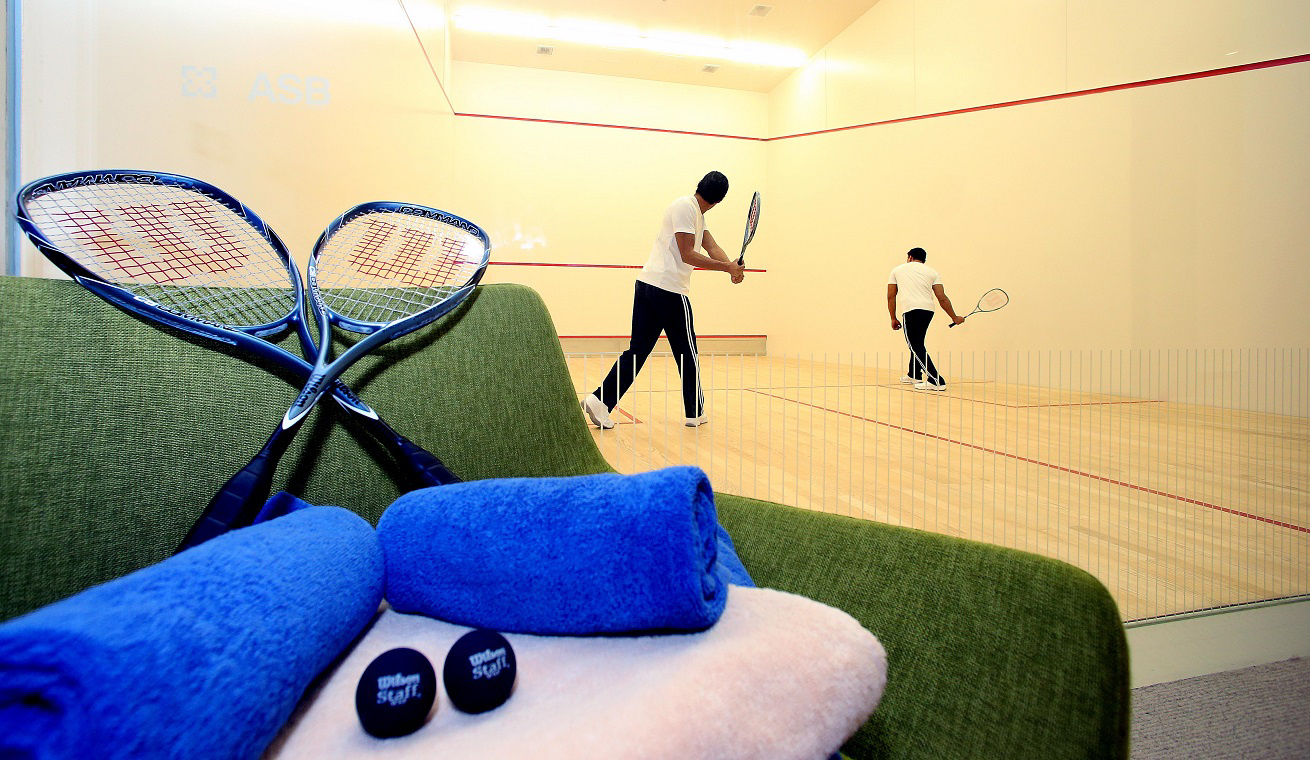 Du squash à l'aéroport
