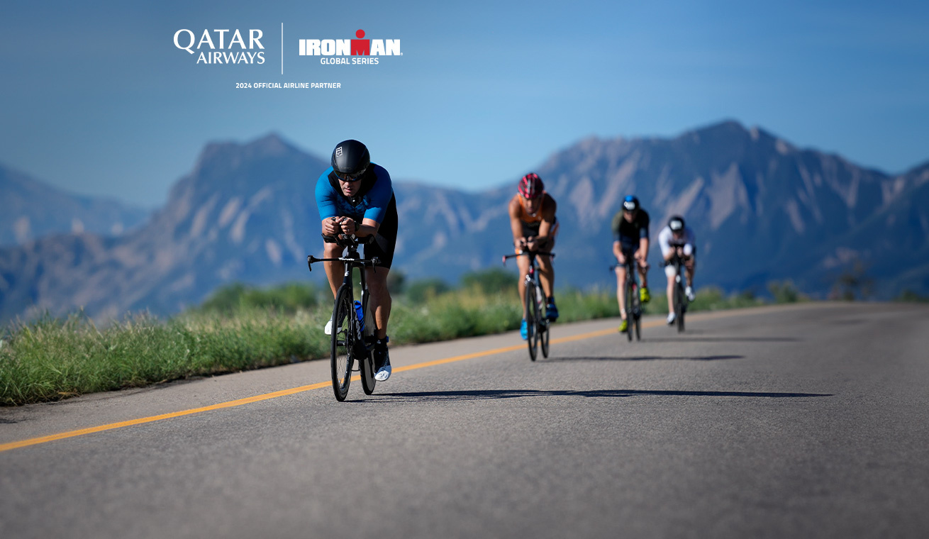 飞往全球铁人三项 IRONMAN® 赛事现场