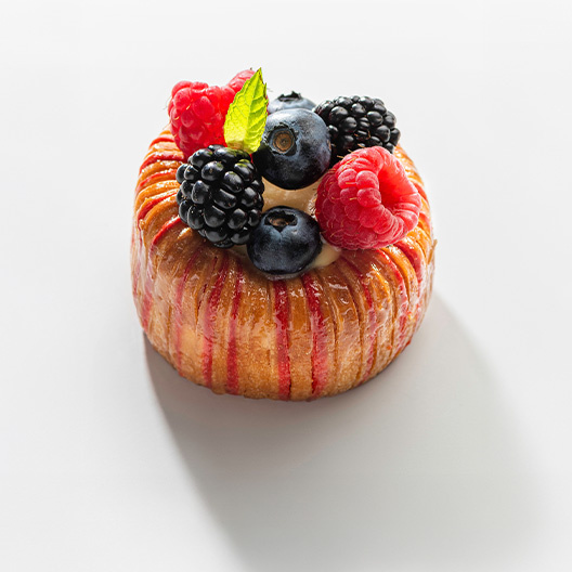 Flan parisien aux fruits rouges image